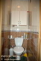 WC (1,8 kv. m) rengtas atskiroje patalpoje alia vonios kambario.