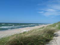 Kuršių Nerijos paplūdimiai - vieni geriausių Baltijos jūros pakrantėje. Juodkrantės paplūdimiui nuo 2004 m. suteiktas Europos Mėlynosios vėliavos sertifikatas.