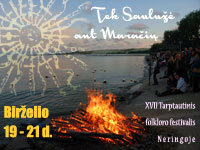 Jonins Neringoje - Tek saulu ant marai festivalis 2015 m. birelio mn. 19-21 d. Nidoje