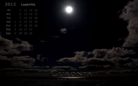 Kop kalendoriai - Nakties miraai - lapkritis